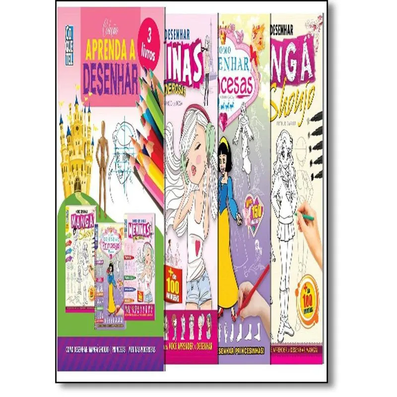 Box Aprenda a Desenhar - 3 Volumes