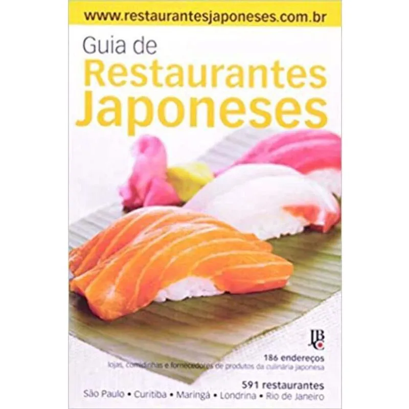 Livro Guia De Restaurantes Japoneses