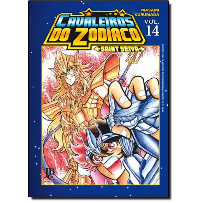Livro Cavaleiros Do Zodiaco Saint Seiya - Vol.14