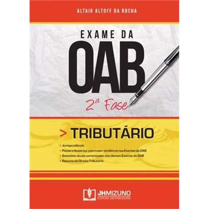 Exame de Ordem - 2ª Fase - Tributario