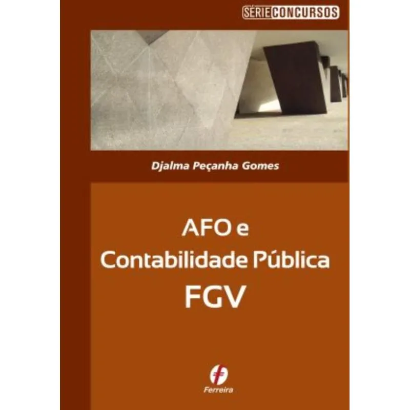 AFO E CONTABILIDADE PUBLICA FGV