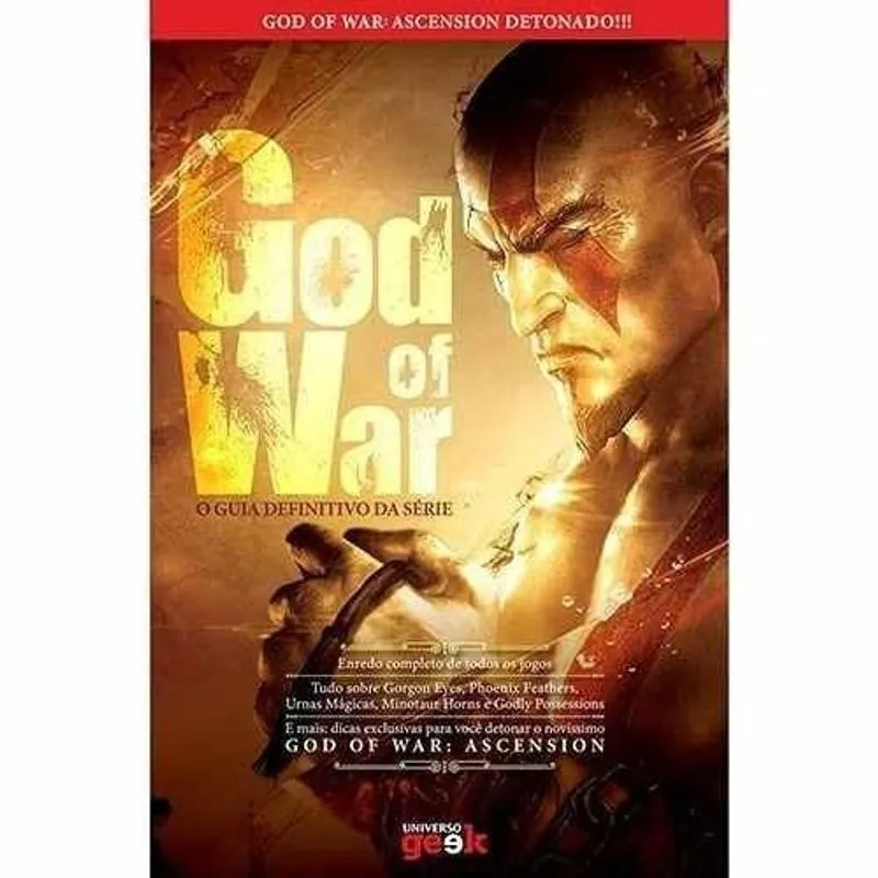 Livro God Of War O Guia Definitivo da Série Dicas Ascension