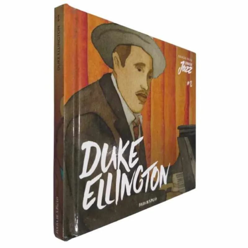 Livro Físico Com Cd Coleção Folha Lendas Do Jazz Volume 2 Duke Ellington