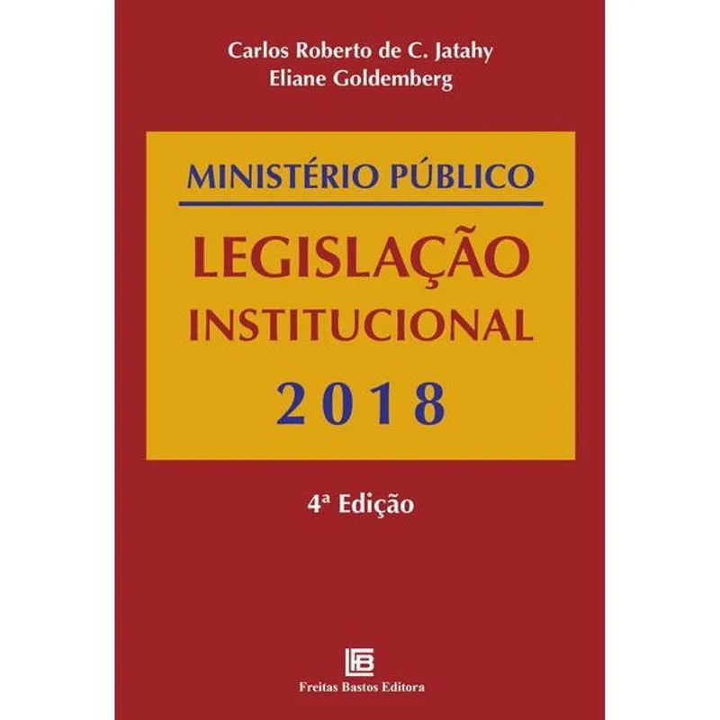 Livro - Ministério Público Legislação Institucional - 2018