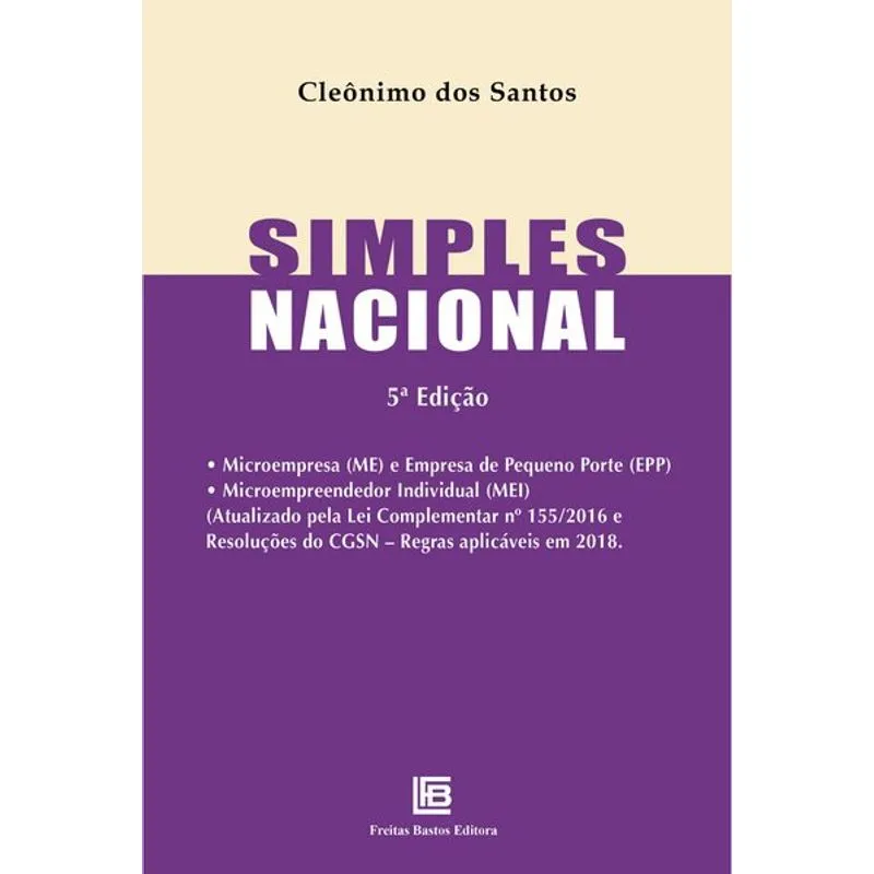 Livro - Simples Nacional - Santos