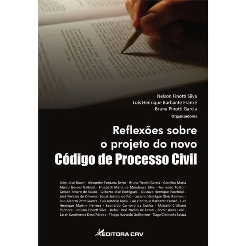 Livro - Reflexões sobre o projeto do novo código de processo civil