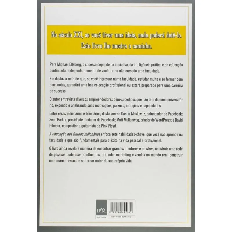 A Educação Dos Futuros Milionários