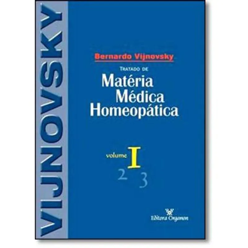 Tratado de Matéria Médica Homeopática - 3 Volumes