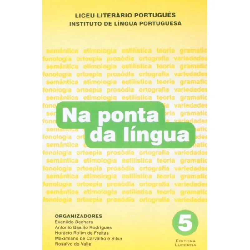 Livro Na Ponta Da Língua - Volume 5