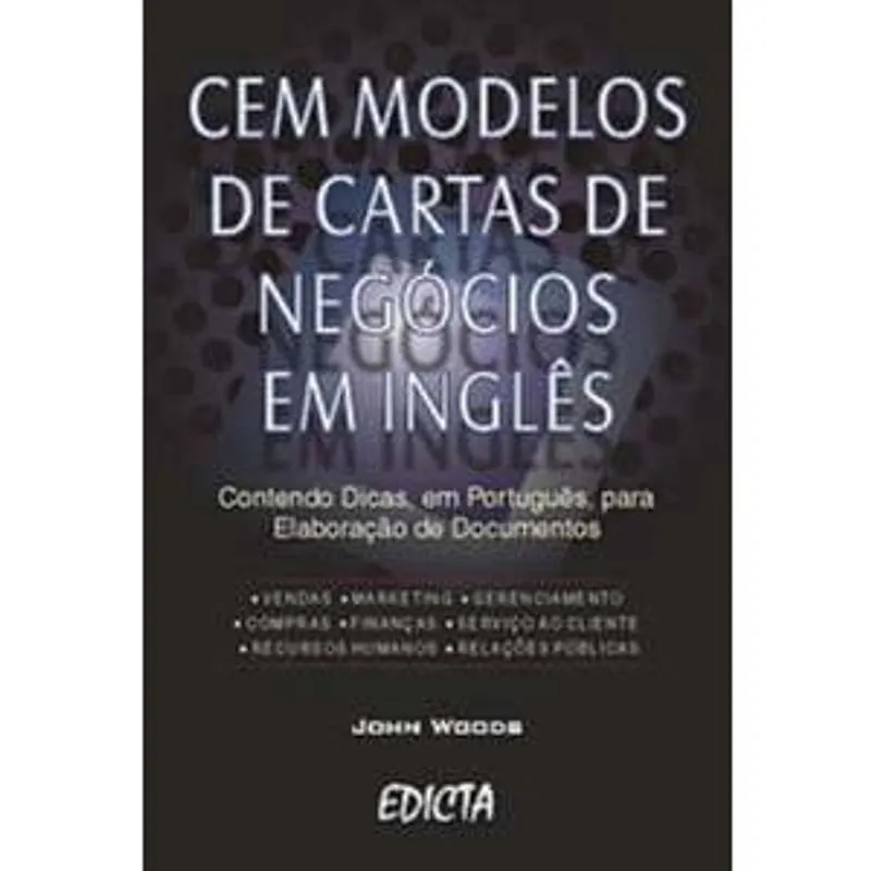 Cem modelos de cartas de negocios em ingles