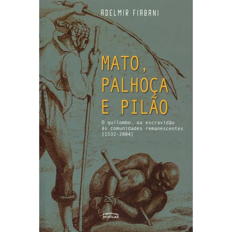 Mato, palhoça e pilão