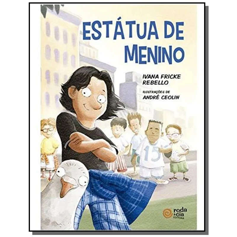 ESTATUA DE MENINO - RODA E CIA