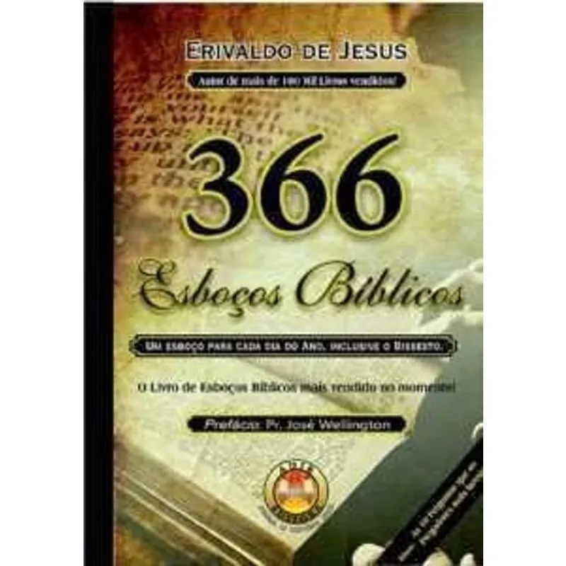 Livro 366 Esboços Bíblicos - Erivaldo De Jesus