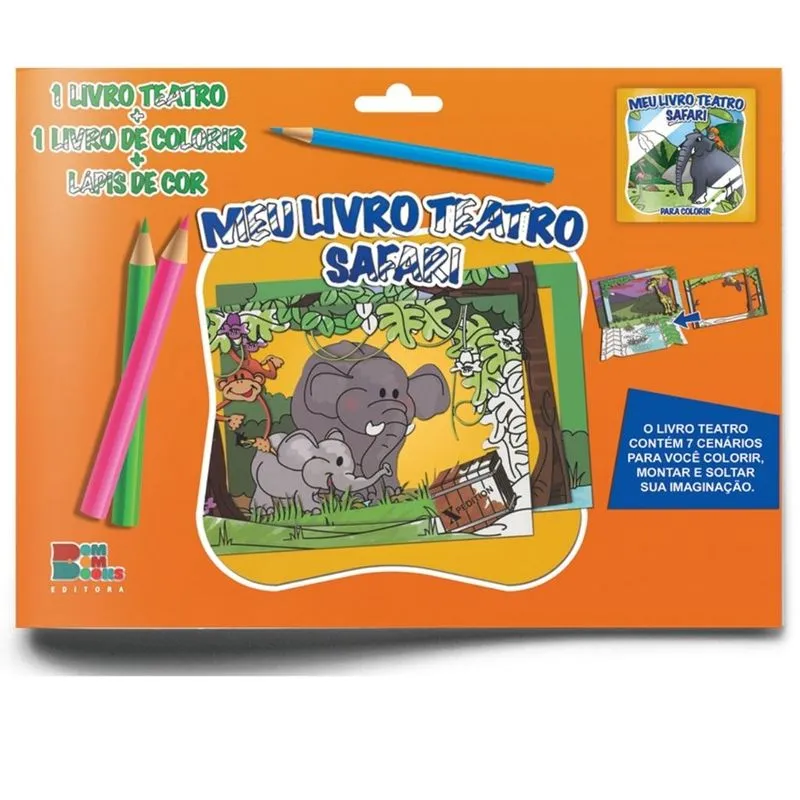 Kit Meu Livro de Teatro: Safari - Bom Bom Books