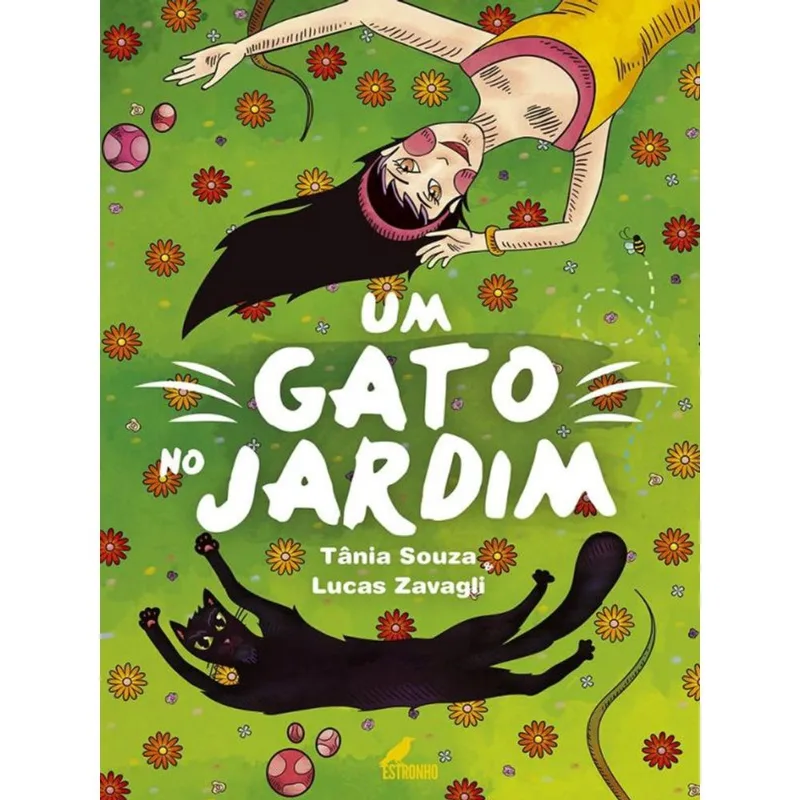 UM GATO NO JARDIM