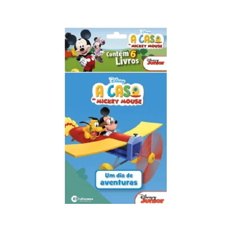 Mini Livros a Casa do Mickey Mouse com 6 - Culturama