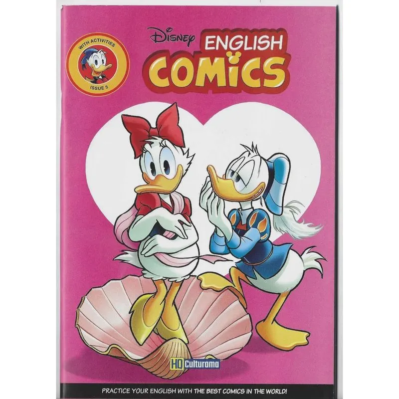 Livro hq Disney English Comics Vol 05 Quadrinhos em Inglês