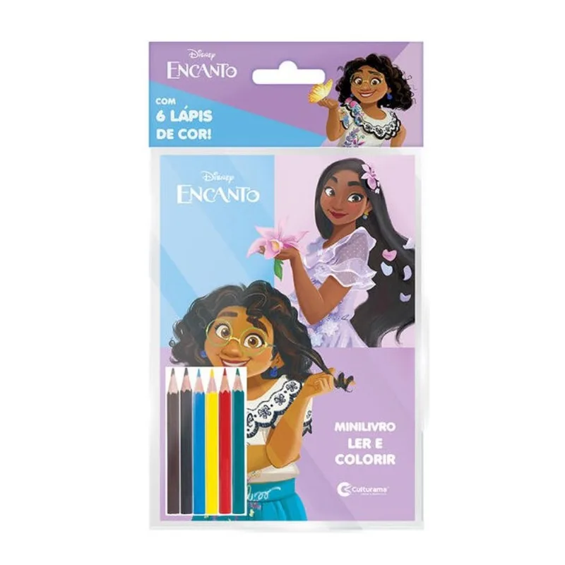 SOLAPA POP MINILIVRO LER E COLORIR COM LÁPIS - ENCANTO