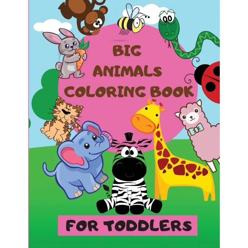 BIG ANIMALS COLORING BOOK