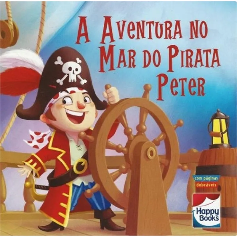 Livro A Ventura No Mar Do Pirata Peter