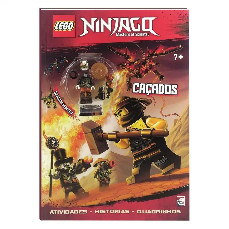 Livro - Lego Ninjago Master Of Spinjitzu - Caçados