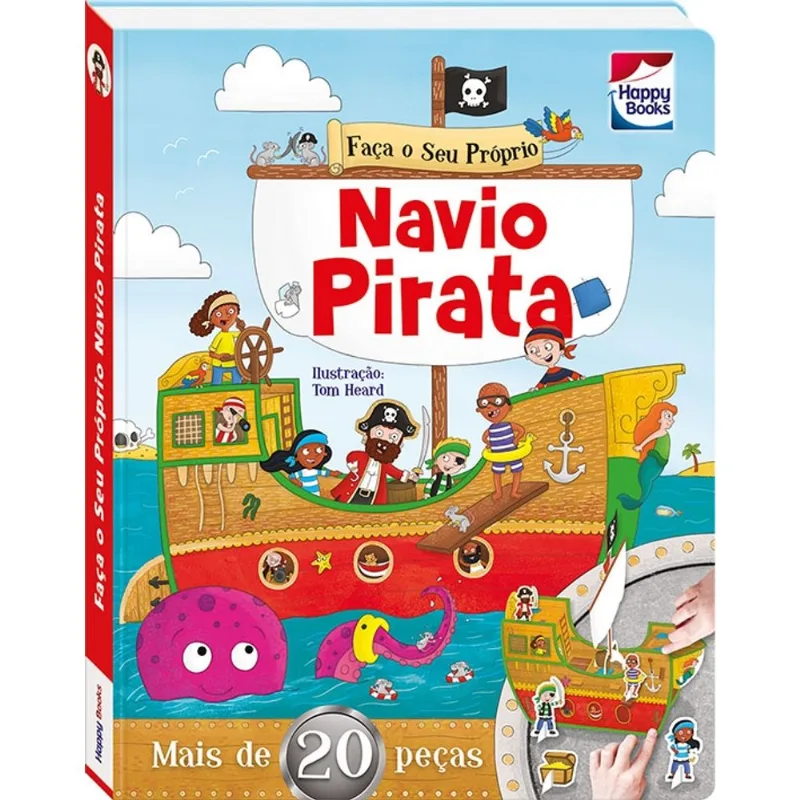Livro - Faça e Brinque: Navio Pirata