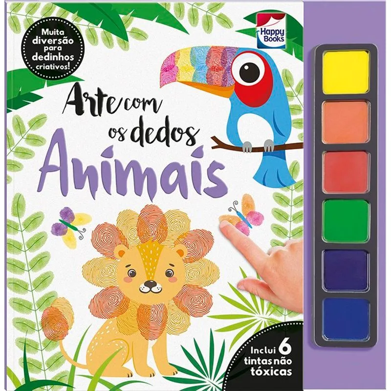 ARTE COM OS DEDOS: ANIMAIS