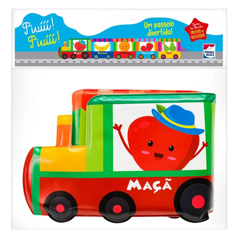 Passeio Divertido - Livro de Banho: Frutas e Vegetais