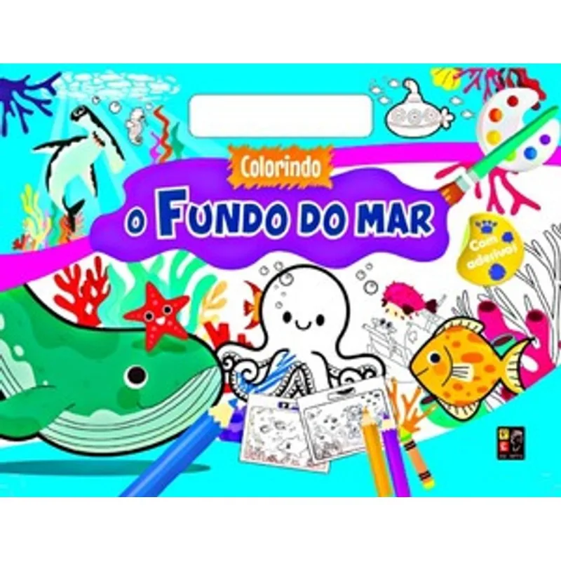 Prancheta - Colorindo Fundo do Mar