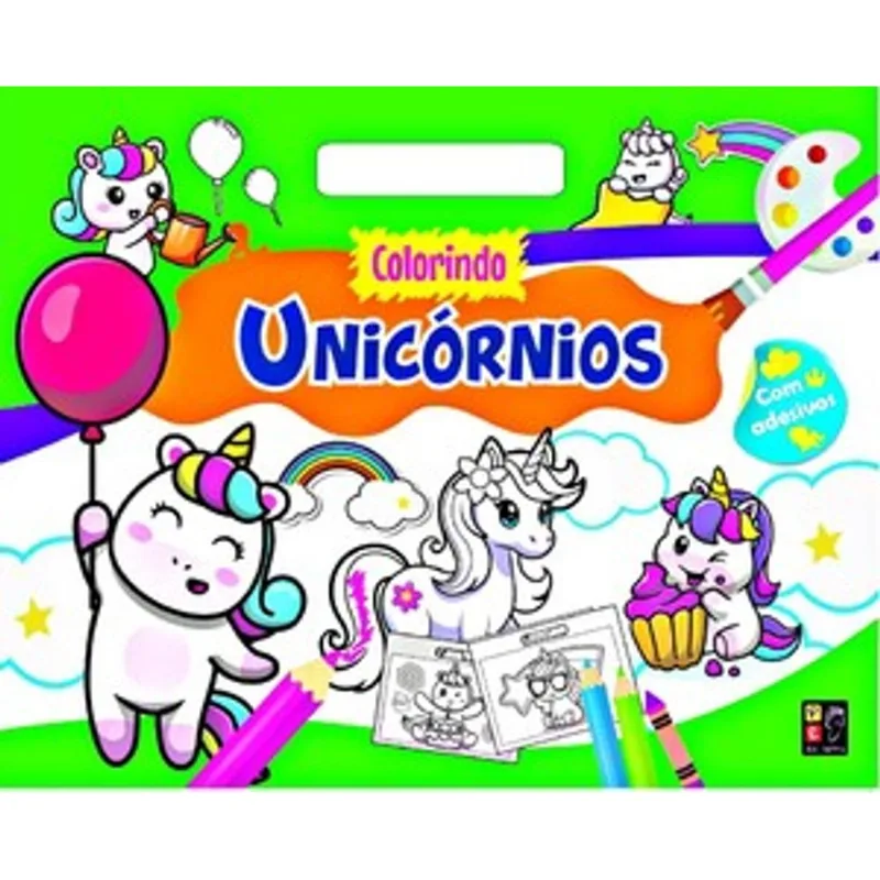 Prancheta - Colorindo Unicórnios