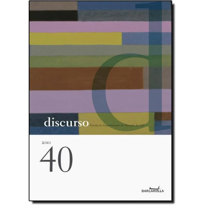 Livro Revista Discurso 40