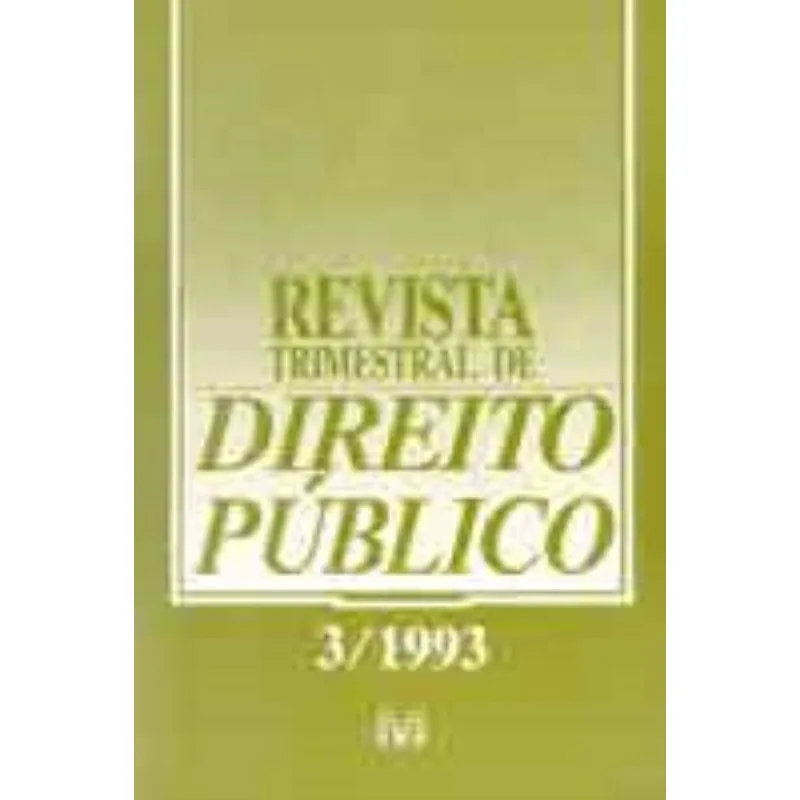 Revista Trimestral De Direito Publico Ed. 03