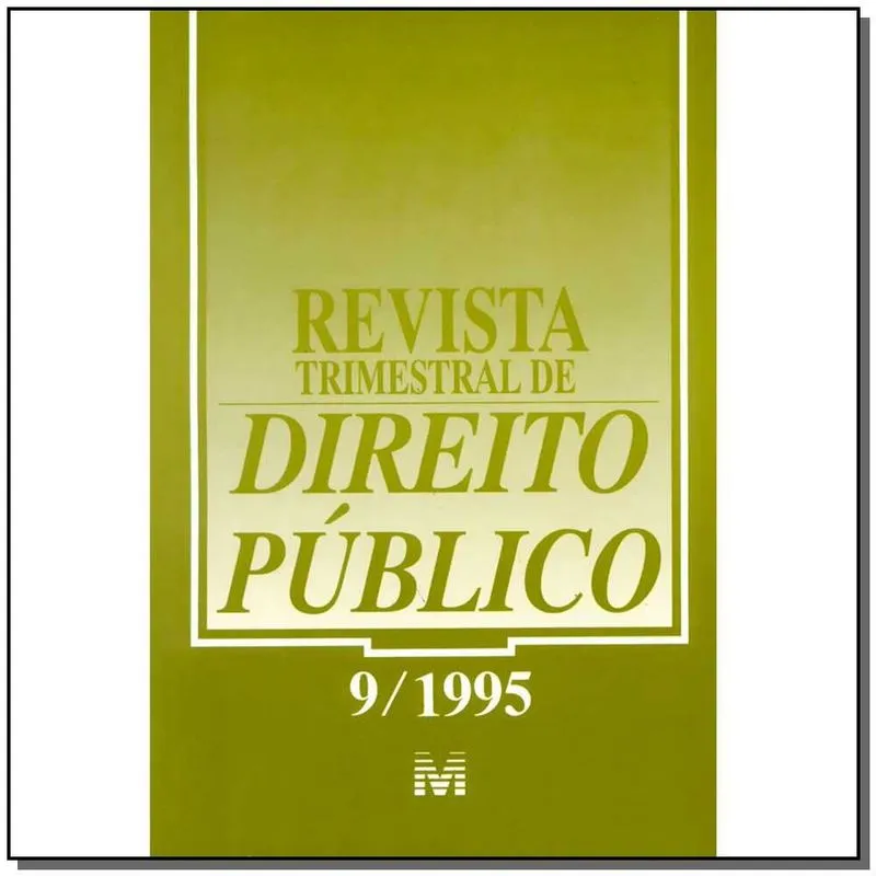 Revista Trimestral De Direito Publico Ed. 09