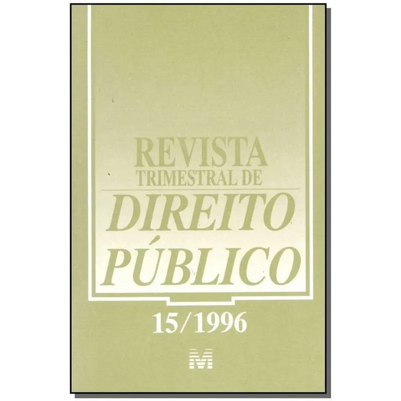 Revista Trimestral De Direito Publico Ed. 15