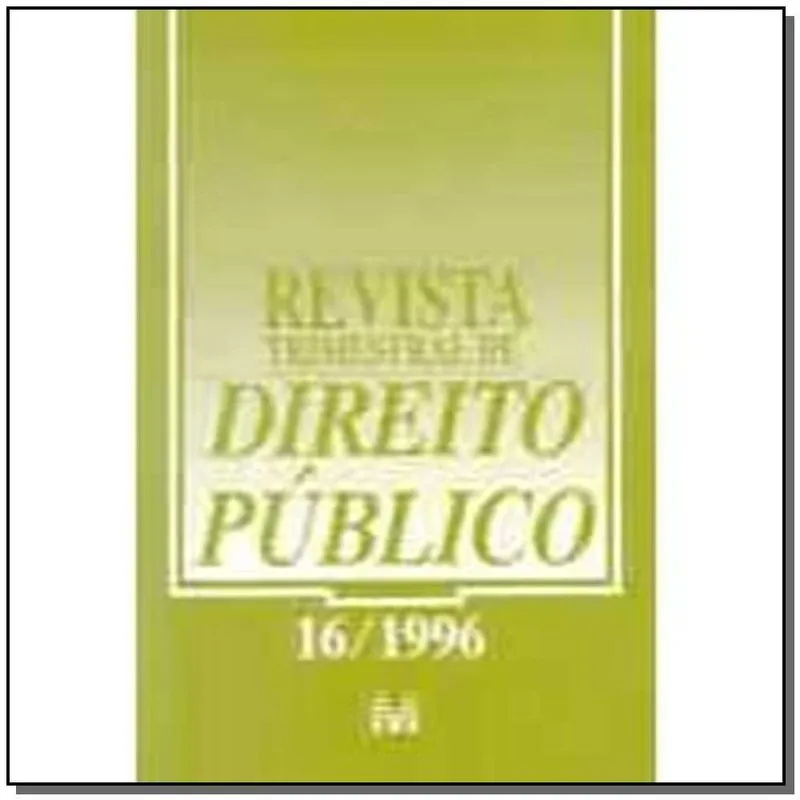 Revista Trimestral De Direito Publico Ed. 16