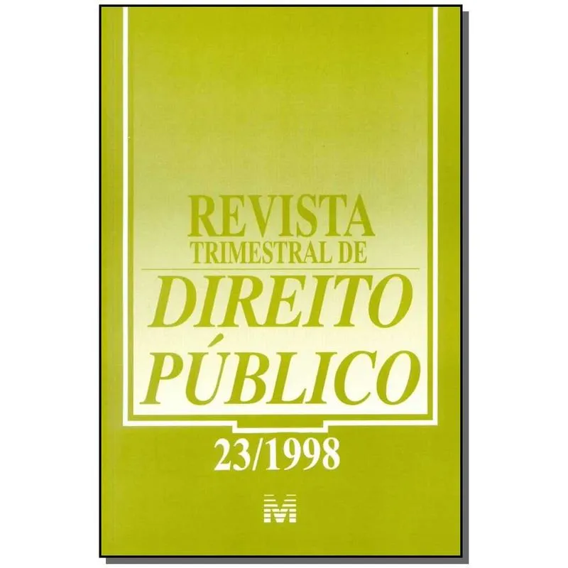Revista Trimestral De Direito Publico Ed. 23