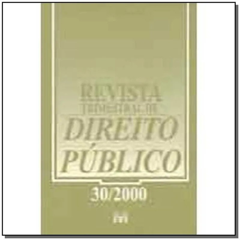 Revista Trimestral De Direito Publico Ed. 30