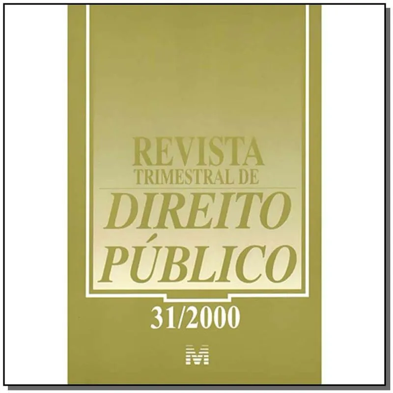 Revista Trimestral De Direito Publico Ed. 31