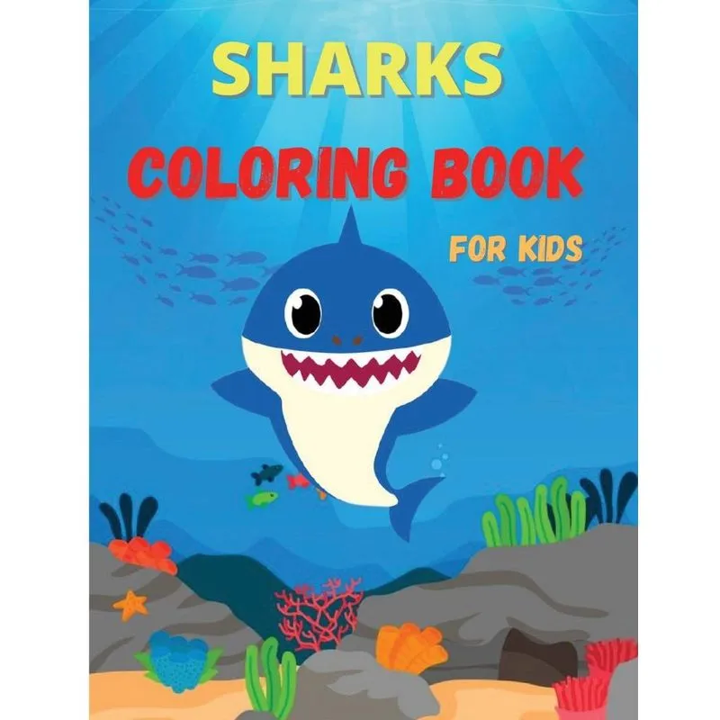 Sharks Coloring Book
