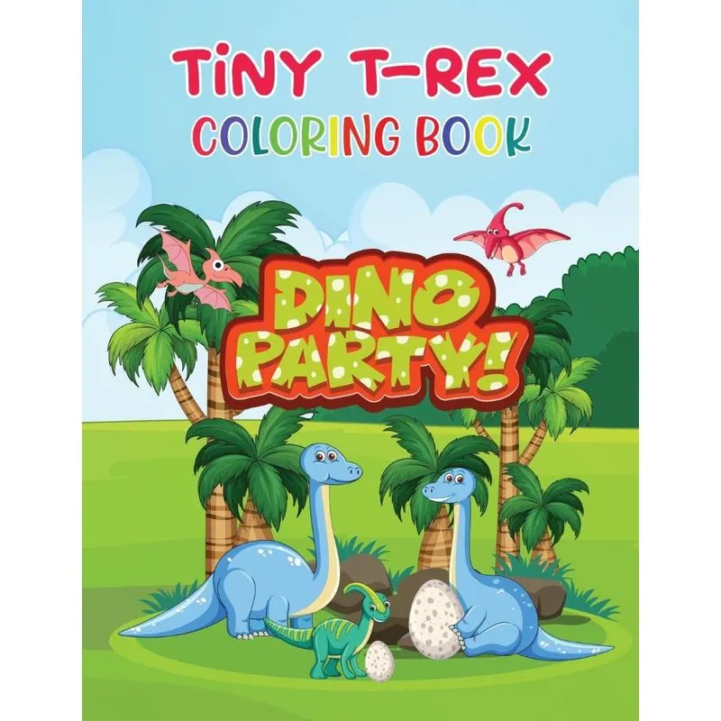 Tiny T-Rex Coloring Book
