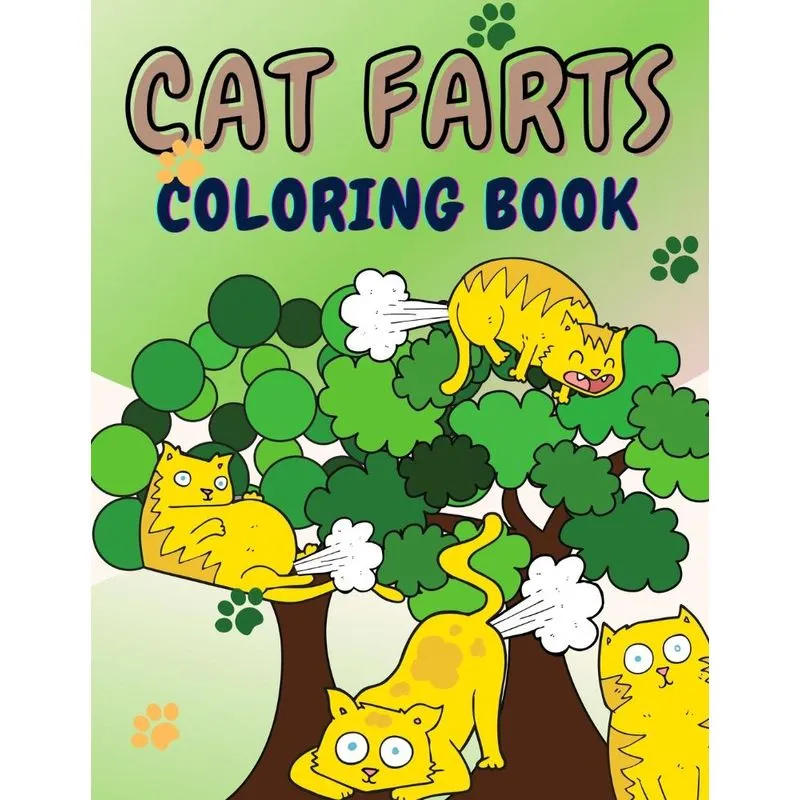 Cat Farts Coloring Book