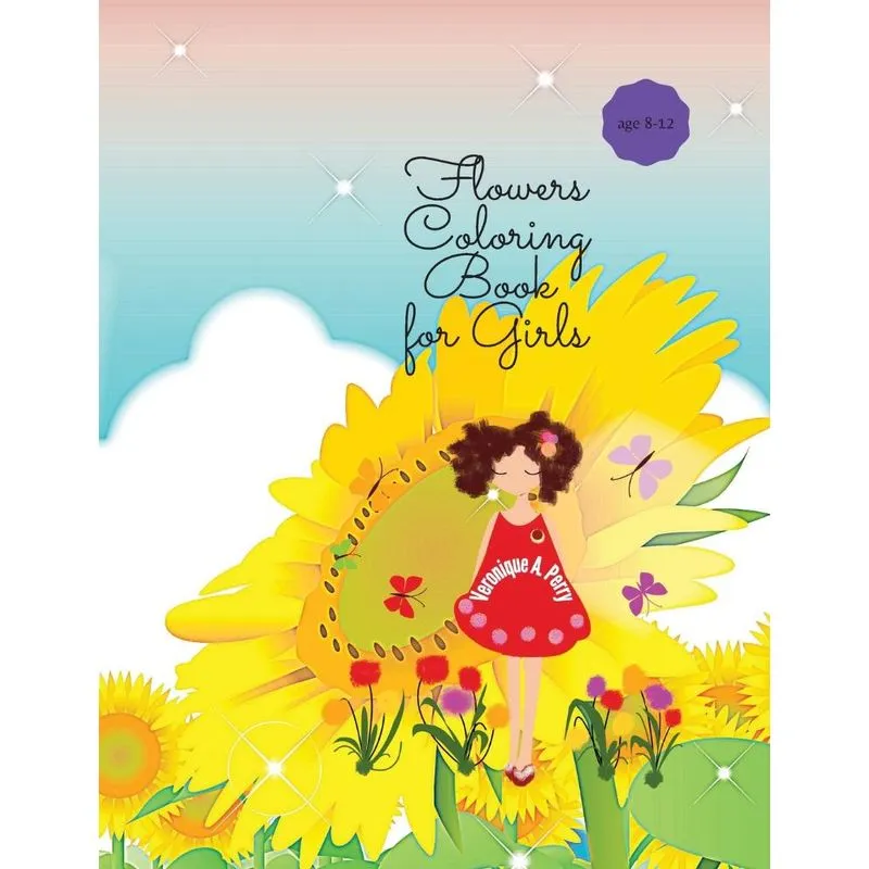 Flowers Coloring Book for Girls