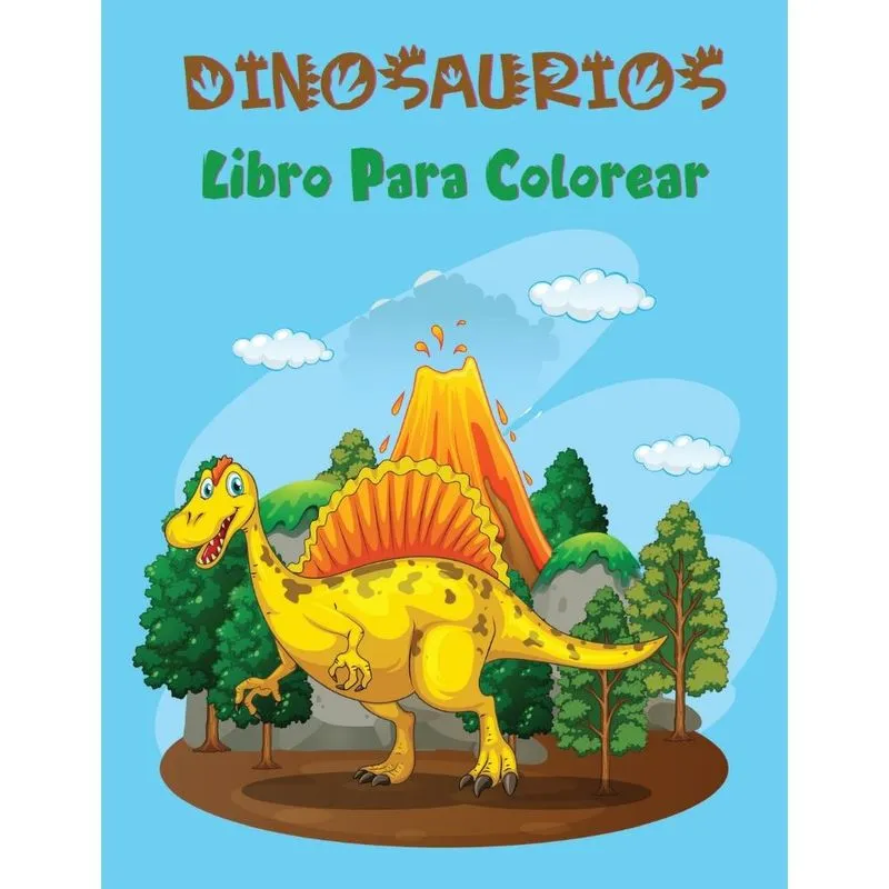 Dinosaurios Libro Para Colorear