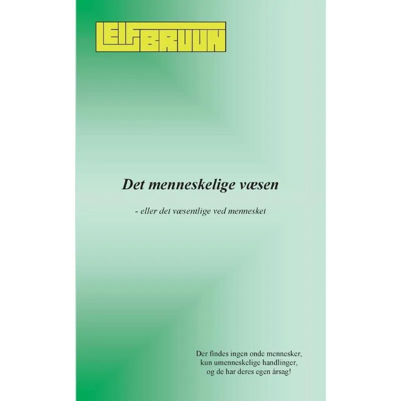 Det menneskelige væsen