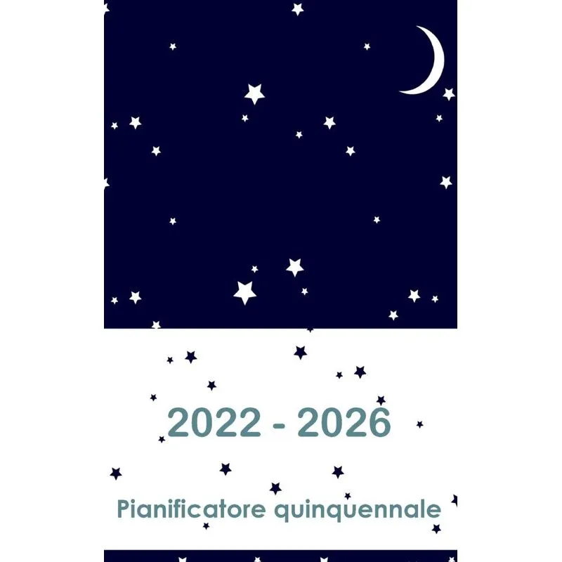 2022-2026 Planner Di Cinque Anni