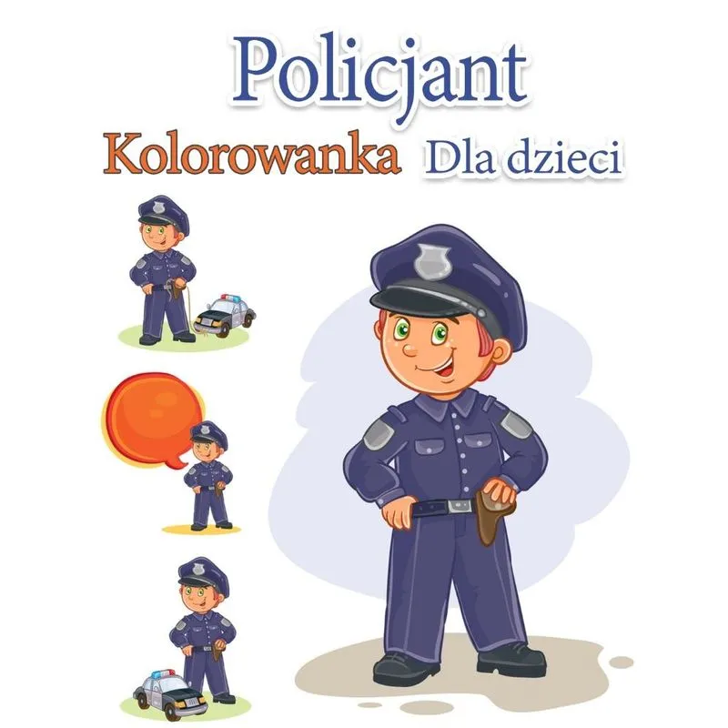 Kolorowanka Dla Dzieci Policjant