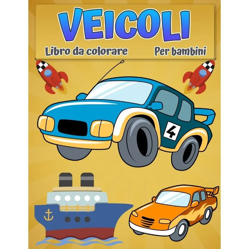 Veicoli Da Colorare Per Bambini