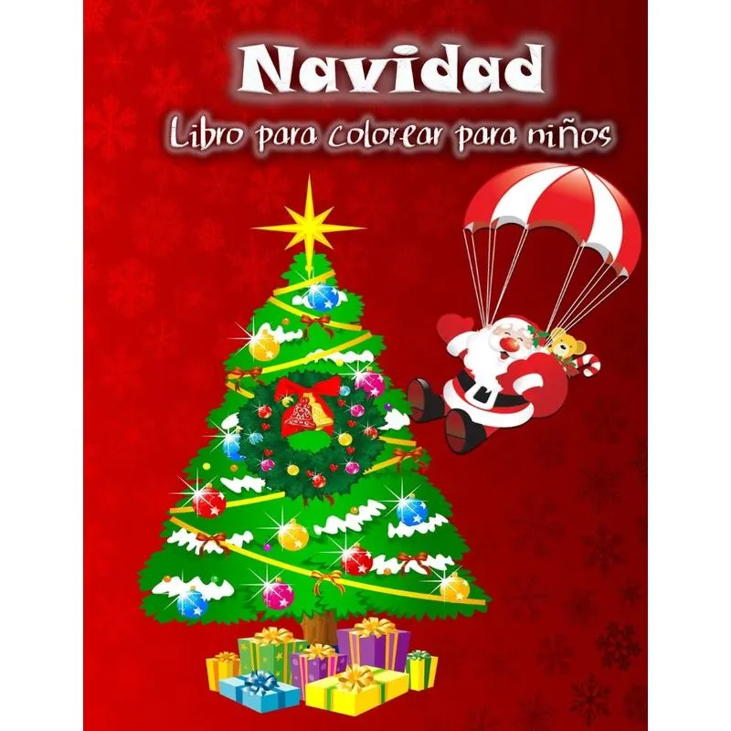 Libro Para Colorear De Navidad