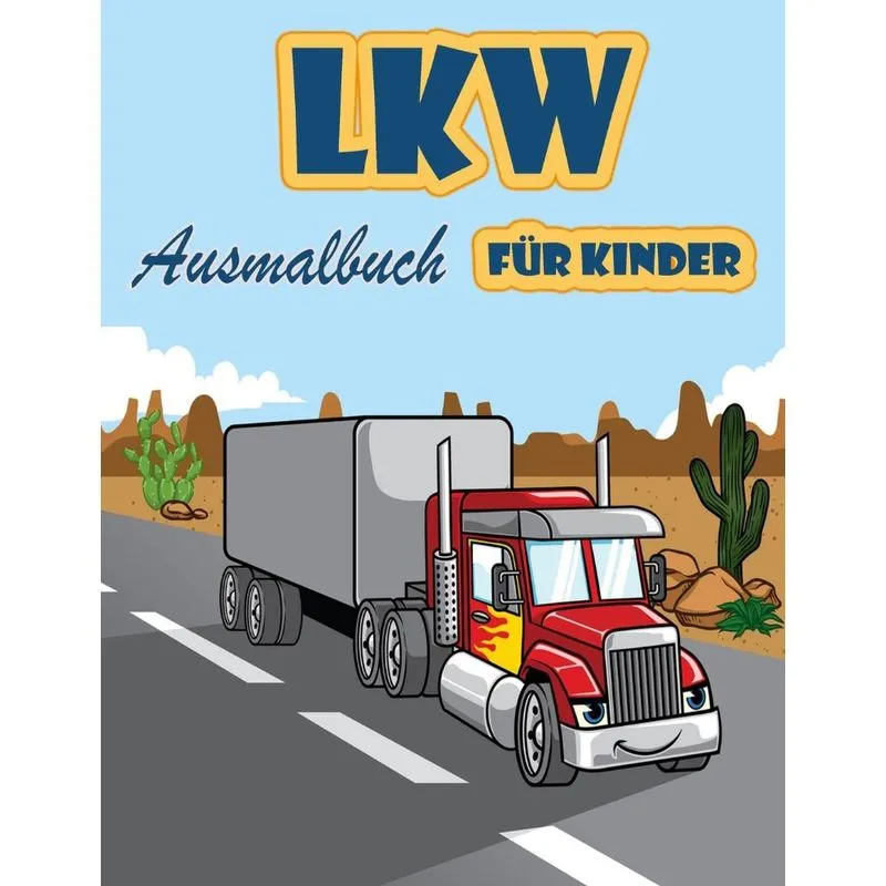 Lkw Malbuch für Kinder