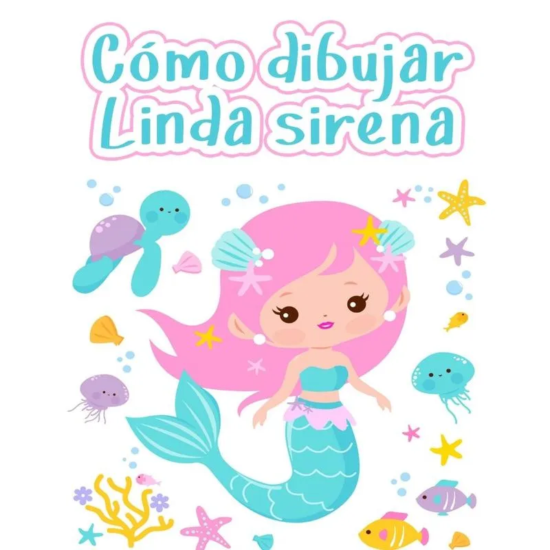 Cómo dibujar una sirena